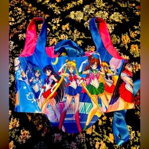 Atasan Sailor Moon Scouts Custom Corset back lace up XL
